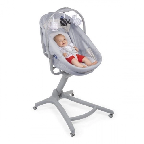 Chicco Baby Hug Air 4in1 Stone Колыбель Качалка Стульчик