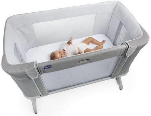 Chicco Next2Me Forever Cool Grey Bērnu gulta-tranformeris 3in1