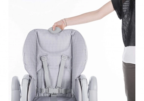 Chicco Polly 2 Start Happy Silver Barošanas krēsliņš