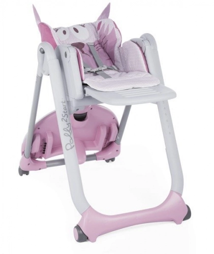 Chicco Polly 2 Start Miss Pink Детский стульчик для кормления