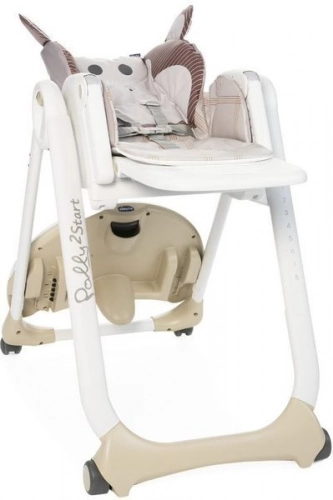 Chicco Polly 2 Start Monkey Barošanas krēsliņš