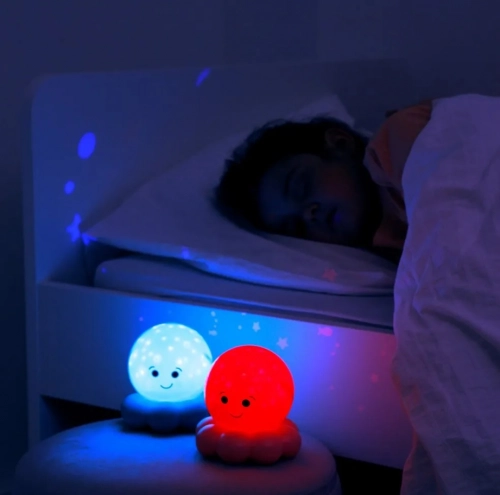 Cloud B Twinkles To Go Octo Baby Pink Nakts lampa-projektors