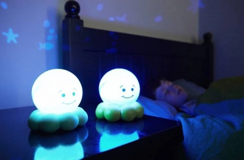 Cloud B Twinkles To Go Octo Blue Ocean Nakts lampa-projektors