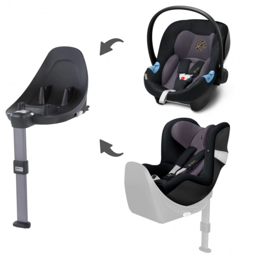 Cybex Aton M i-Size + ISOFIX Base M Classic Beige Bērnu autosēdeklis 0-13 kg