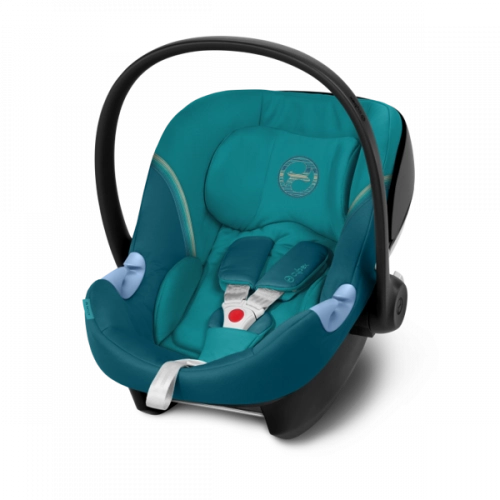 Cybex Aton M i-Size + ISOFIX Base M River Blue Bērnu autosēdeklis 0-13 kg