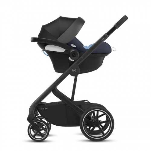 Cybex Aton M i-Size + ISOFIX Base M River Blue Bērnu autosēdeklis 0-13 kg