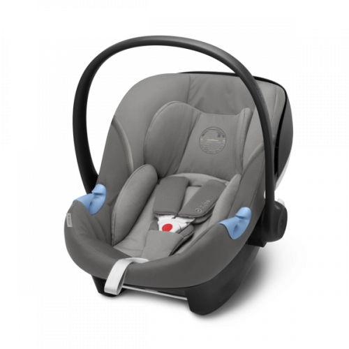 Cybex Aton M i-Size + ISOFIX Base M Soho Grey Bērnu autosēdeklis 0-13 kg