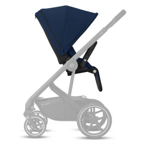 Cybex Balios S Lux Deep Black Bērnu rati 2in1