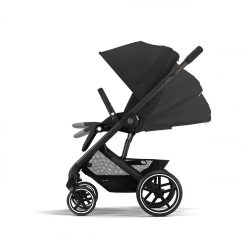 Cybex Balios S Lux Moon Black + Aton S2 I-Size Bērnu rati 3in1