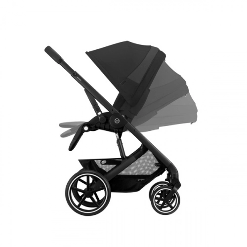 Cybex Balios S Lux Moon Black Pastaigu rati