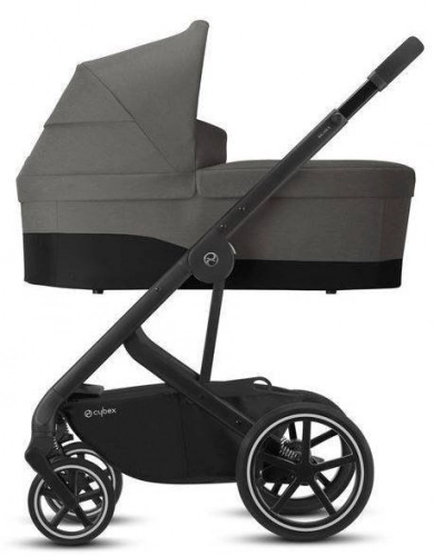 Cybex Balios S Lux Soho Grey + Aton B I-Size Детская коляска 3 в 1