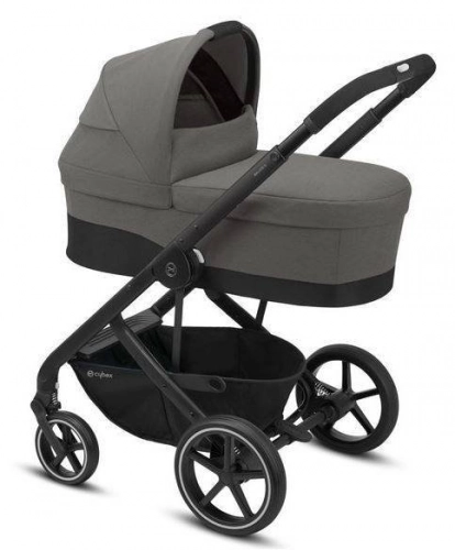 Cybex Balios S Lux Soho Grey + Aton B I-Size Детская коляска 3 в 1