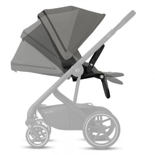 Cybex Balios S Lux Soho Grey + Aton B I-Size Детская коляска 3 в 1