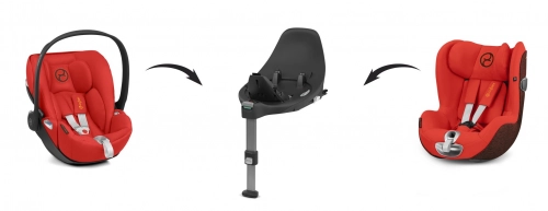 Cybex Cloud Z I-Size + ISOFIX Base Plus Khaki Green Bērnu autosēdeklis 0-13 kg