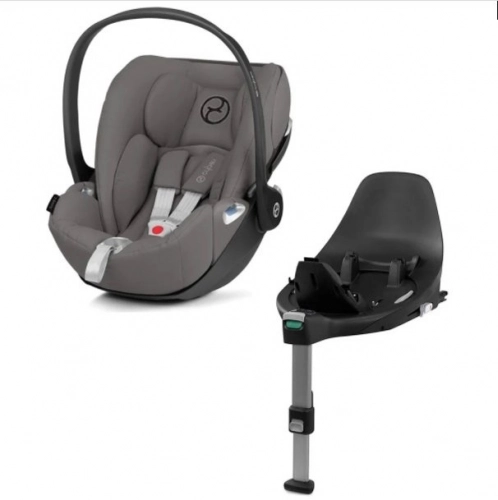 Cybex Cloud Z I-Size + ISOFIX Base Soho Grey Bērnu autosēdeklis 0-13 kg