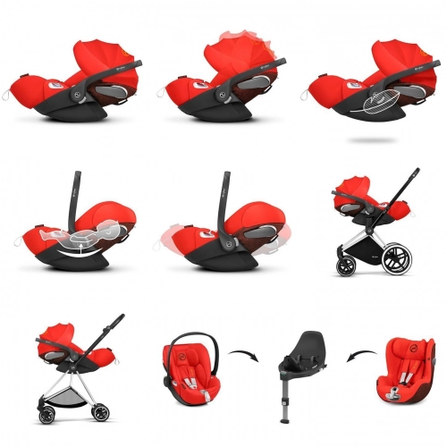 Cybex Cloud Z I-Size + ISOFIX Base Stardust Black Детское автокресло 0-13 кг
