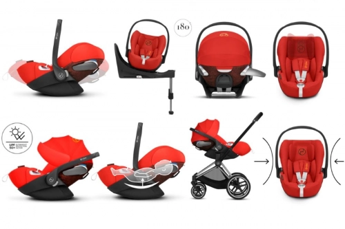 Cybex Cloud Z I-Size Spring Blossom Dark Детское автокресло 0-13 кг