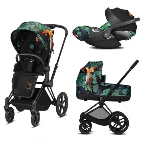 Cybex e-Priam 2.0 + Cloud Z I-size Birds of Paradise Bērnu rati 3in1