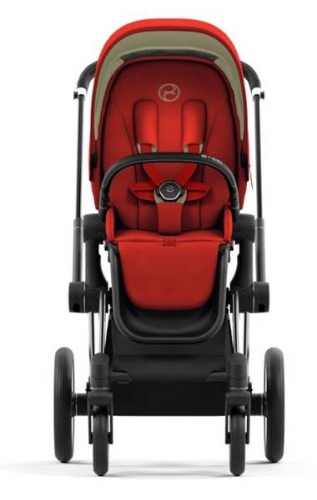 Cybex e-Priam Autumn Gold Chrome black frame Детская коляска 4 в 1
