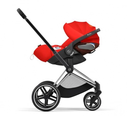 Cybex e-Priam Autumn Gold Chrome black frame Детская коляска 4 в 1