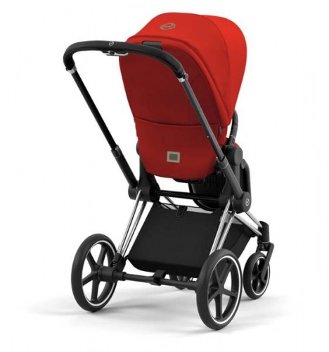 Cybex e-Priam Autumn Gold Chrome black frame Детская коляска 4 в 1
