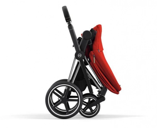 Cybex e-Priam Autumn Gold Chrome black frame Детская коляска 4 в 1