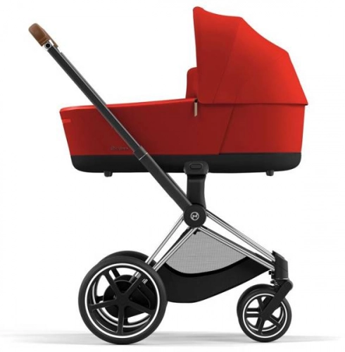 Cybex e-Priam Autumn Gold Chrome brown frame Bērnu rati 4in1