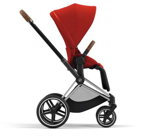 Cybex e-Priam Autumn Gold Chrome brown frame Bērnu rati 4in1