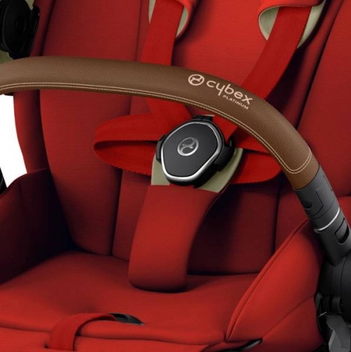Cybex e-Priam Autumn Gold Chrome brown frame Bērnu rati 4in1