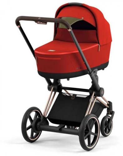Cybex e-Priam Autumn Gold Rosegold frame Bērnu rati 4in1