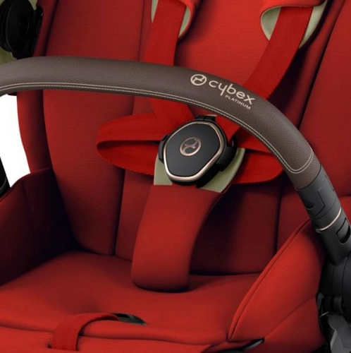 Cybex e-Priam Autumn Gold Rosegold frame Прогулочная коляска