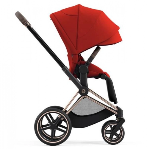 Cybex e-Priam Autumn Gold Rosegold frame Прогулочная коляска