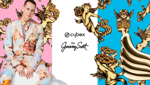 Cybex e-Priam Cherub Pink by Jeremy Scott Детская коляска 2 в 1