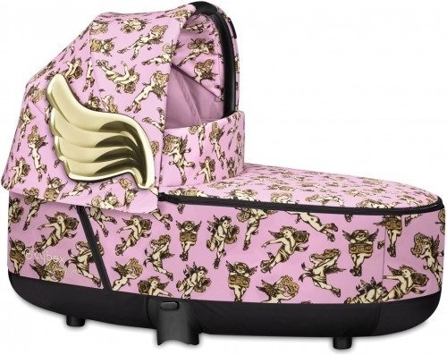 Cybex e-Priam Cherub Pink by Jeremy Scott Детская коляска 2 в 1