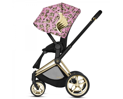 Cybex e-Priam Cherub Pink by Jeremy Scott Детская коляска 2 в 1