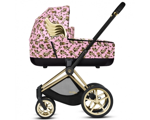 Cybex e-Priam Cherub Pink by Jeremy Scott Детская коляска 2 в 1