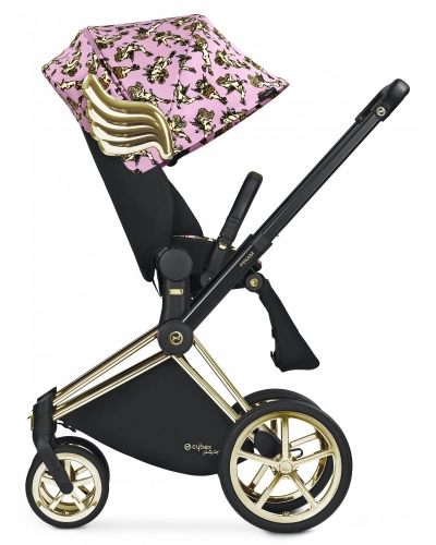Cybex e-Priam Cherub Pink by Jeremy Scott Детская коляска 2 в 1