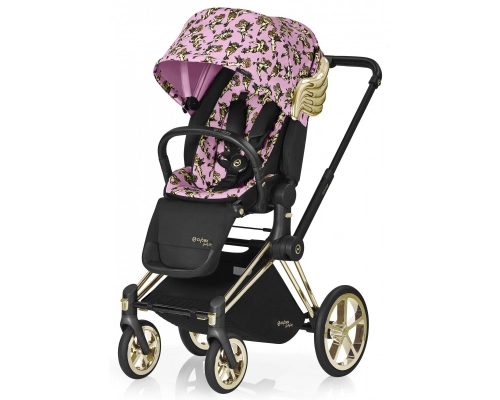 Cybex e-Priam Cherub Pink by Jeremy Scott Детская коляска 2 в 1