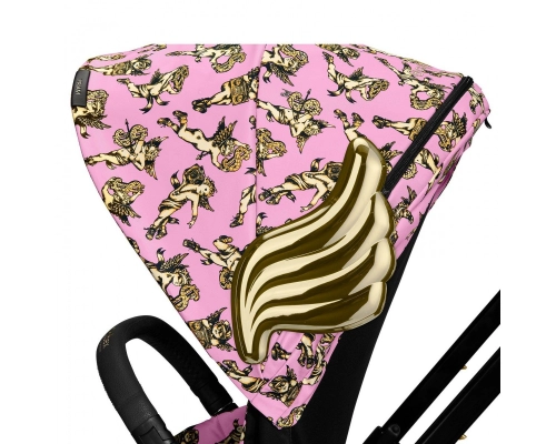 Cybex e-Priam Cherub Pink by Jeremy Scott Детская коляска 2 в 1