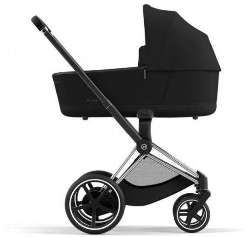 Cybex e-Priam Deep Black Chrome black frame Bērnu rati 4in1