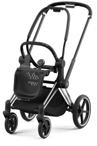 Cybex e-Priam Deep Black Chrome black frame Bērnu rati 4in1
