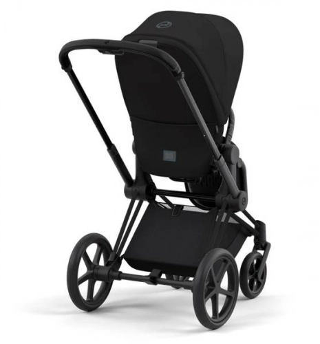 Cybex e-Priam Deep Black Matt black frame Bērnu rati 4in1