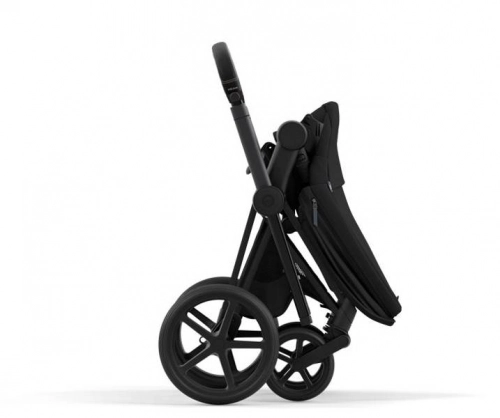 Cybex e-Priam Deep Black Matt black frame Bērnu rati 4in1