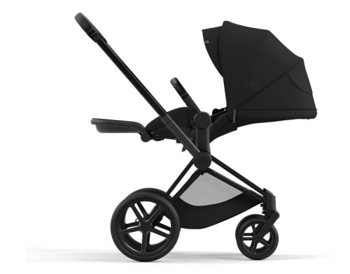Cybex e-Priam Deep Black Matt black frame Bērnu rati 4in1