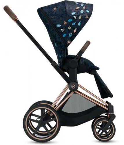 Cybex e-Priam Jewels of Nature Rosegold frame Bērnu rati 4in1