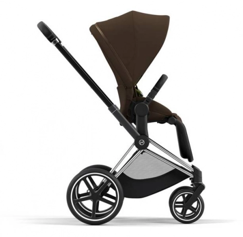 Cybex e-Priam Khaki Brown Chrome black frame Bērnu rati 4in1