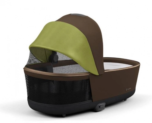 Cybex e-Priam Khaki Brown Chrome black frame Bērnu rati 4in1