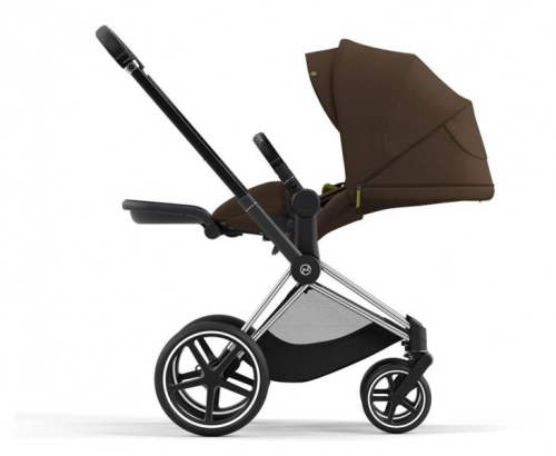 Cybex e-Priam Khaki Brown Chrome black frame Bērnu rati 4in1