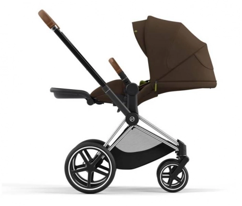 Cybex e-Priam Khaki Brown Chrome brown frame Bērnu rati 4in1