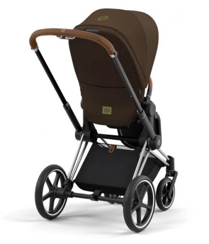 Cybex e-Priam Khaki Brown Chrome brown frame Bērnu rati 4in1